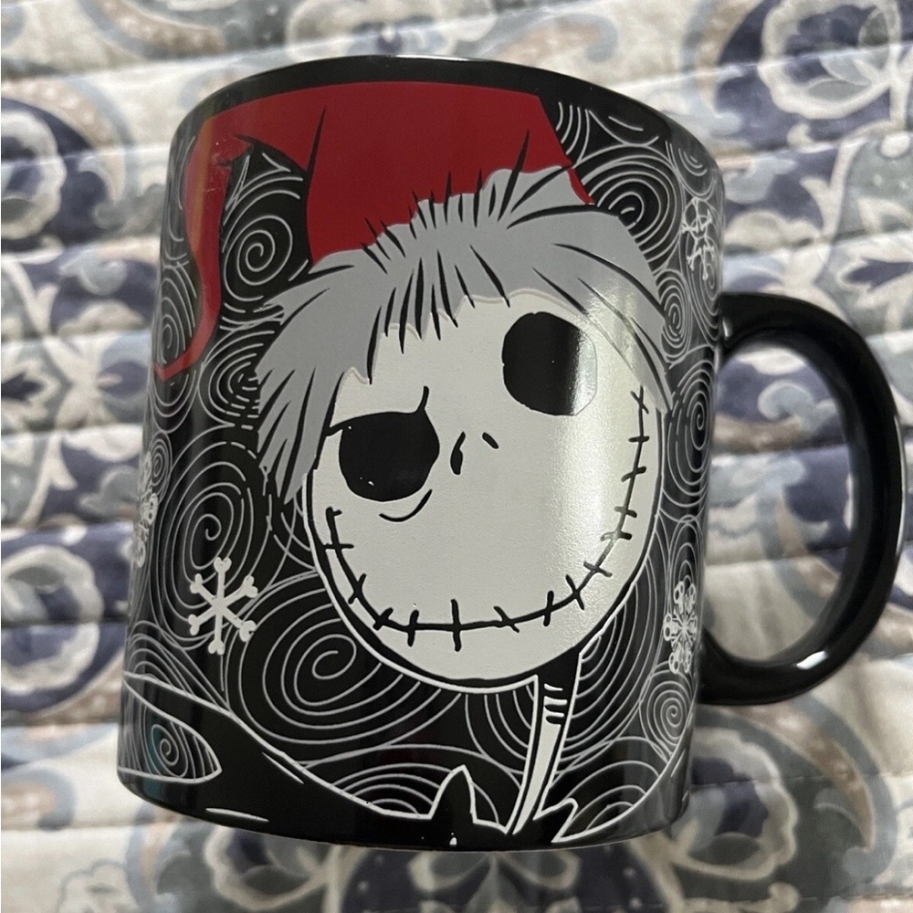 Disney Mug Jack and Sally Skeleton The Nightmare Before Christmas Tim Burton